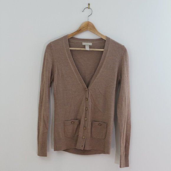 Banana Republic Camel Cardigan - Picture 1 of 4
